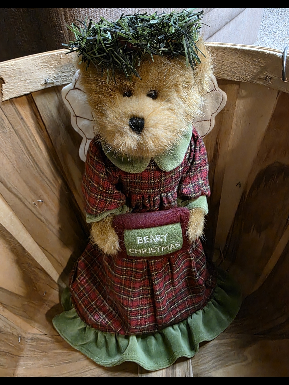 Boyds Bears "Susanna Woodsbeary" Christmas tree topper